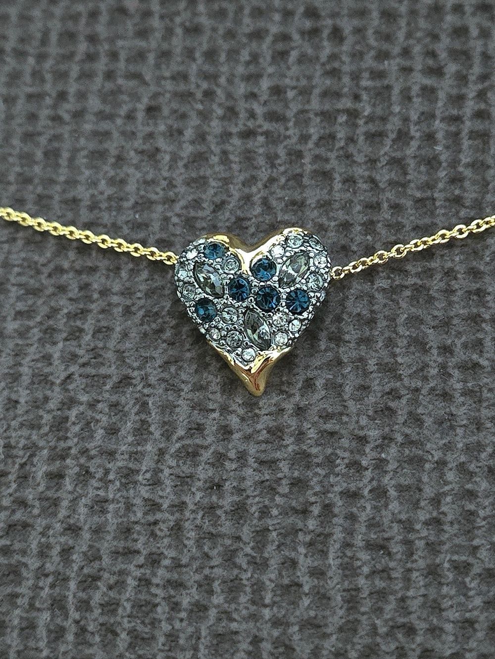 Alexis Bittar "Solanales" Crystal💎 Heart💙 Pendant Necklace - NWT
